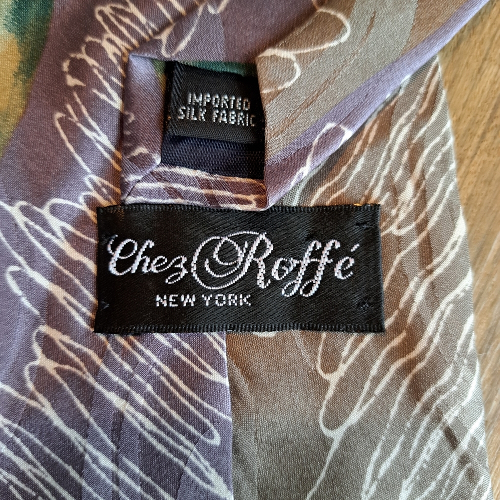 Chez Roffe Silk Tie - Picture 4 of 4